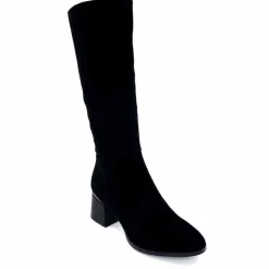 Soirée|Bottes<Elue Par Nous Bottes Genouillère Sariegois Daim Noir