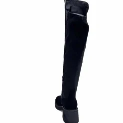 Elégant|Bottes<Donna Carolina Bottes Genouillères 50.299.076.001 Daim Noir