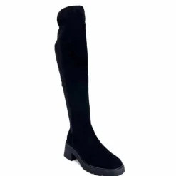 Elégant|Bottes<Donna Carolina Bottes Genouillères 50.299.076.001 Daim Noir