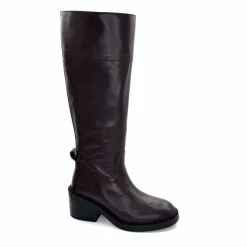 Elégant|Bottes<398-ivoire Bottes Ivoire 5385 Cuir Marron
