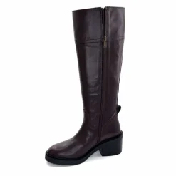 Elégant|Bottes<398-ivoire Bottes Ivoire 5385 Cuir Marron