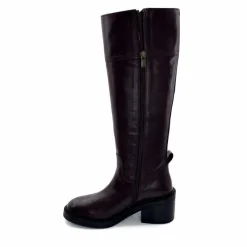 Elégant|Bottes<398-ivoire Bottes Ivoire 5385 Cuir Marron