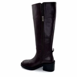 Elégant|Bottes<398-ivoire Bottes Ivoire 5385 Cuir Marron