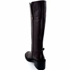Elégant|Bottes<398-ivoire Bottes Ivoire 5385 Cuir Marron