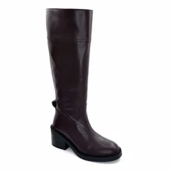 Elégant|Bottes<398-ivoire Bottes Ivoire 5385 Cuir Marron