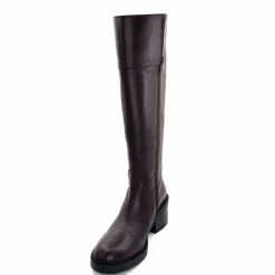 Elégant|Bottes<398-ivoire Bottes Ivoire 5385 Cuir Marron