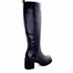 Rock|Basic<Ivoire0235a Bottes Ivoire 28119 Cuir Noir