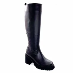 Rock|Basic<Ivoire0235a Bottes Ivoire 28119 Cuir Noir