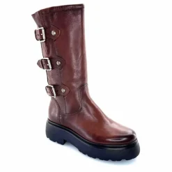 Rock|Bottes<Mjus Bottes L44304 201 Cuir Marron