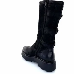 Rock|Bottes<Mjus Bottes L44304 201 Cuir Washed Noir