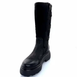 Rock|Bottes<Mjus Bottes L44304 201 Cuir Washed Noir