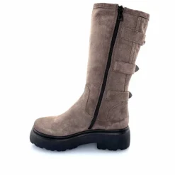 Rock|Bottes<Mjus Bottes L44304 201 Daim Gris GrisFoncé