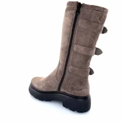 Rock|Bottes<Mjus Bottes L44304 201 Daim Gris GrisFoncé