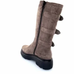Rock|Bottes<Mjus Bottes L44304 201 Daim Gris GrisFoncé