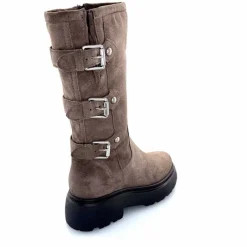 Rock|Bottes<Mjus Bottes L44304 201 Daim Gris GrisFoncé