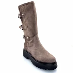 Rock|Bottes<Mjus Bottes L44304 201 Daim Gris GrisFoncé