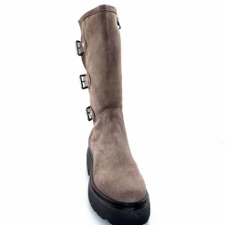 Rock|Bottes<Mjus Bottes L44304 201 Daim Gris GrisFoncé