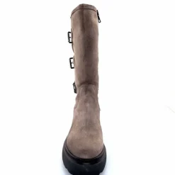 Rock|Bottes<Mjus Bottes L44304 201 Daim Gris GrisFoncé