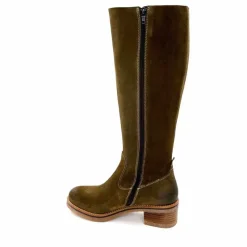 Bottes<MKD Bottes Jad Daim Olive Vert