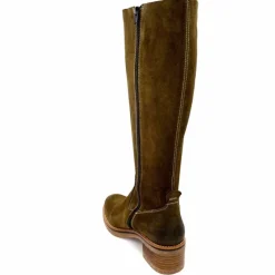 Bottes<MKD Bottes Jad Daim Olive Vert
