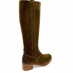 Bottes<MKD Bottes Jad Daim Olive Vert