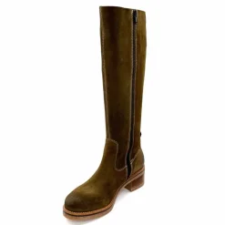 Bottes<MKD Bottes Jad Daim Olive Vert