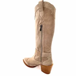 Rock|Santiags<Dansi Bottes Santiag 7181 Daim Topo Taupe