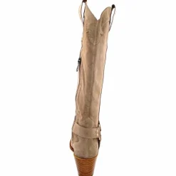 Rock|Santiags<Dansi Bottes Santiag 7181 Daim Topo Taupe