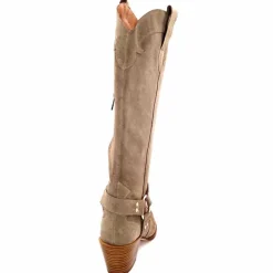Rock|Santiags<Dansi Bottes Santiag 7181 Daim Topo Taupe