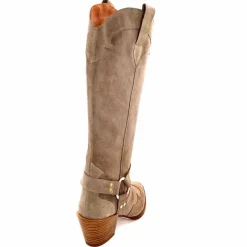 Rock|Santiags<Dansi Bottes Santiag 7181 Daim Topo Taupe