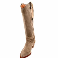 Rock|Santiags<Dansi Bottes Santiag 7181 Daim Topo Taupe