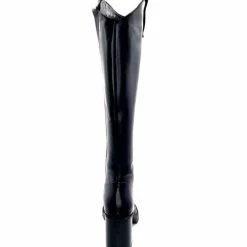 Féminin|Elégant<398-ivoire Bottes Santiags Ivoire 5390 Cuir Noir