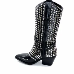 Rock|Santiags<noa harmon Bottes Santiags 8882-06 à Clous Noir