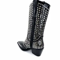 Rock|Santiags<noa harmon Bottes Santiags 8882-06 à Clous Noir