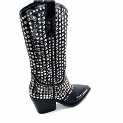 Rock|Santiags<noa harmon Bottes Santiags 8882-06 à Clous Noir