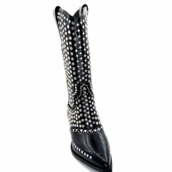 Rock|Santiags<noa harmon Bottes Santiags 8882-06 à Clous Noir