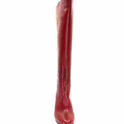 Elégant|Bottes<l'arianna Bottes Tubes St1689 Cuir Mattone Rouge