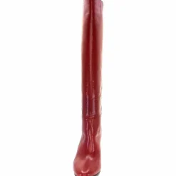 Elégant|Bottes<l'arianna Bottes Tubes St1689 Cuir Mattone Rouge