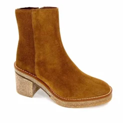 Talon|Basic<Alpe Bottines à Talon 2626 Baby Daim Cuero Camel
