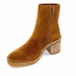 Talon|Basic<Alpe Bottines à Talon 2626 Baby Daim Cuero Camel