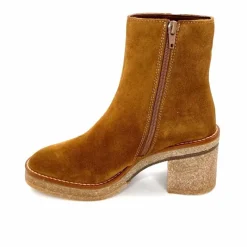 Talon|Basic<Alpe Bottines à Talon 2626 Baby Daim Cuero Camel