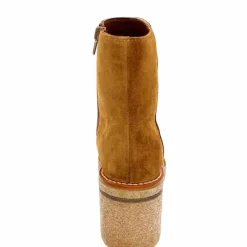 Talon|Basic<Alpe Bottines à Talon 2626 Baby Daim Cuero Camel