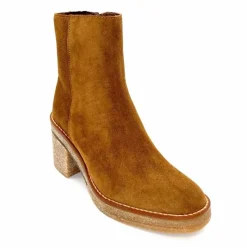 Talon|Basic<Alpe Bottines à Talon 2626 Baby Daim Cuero Camel