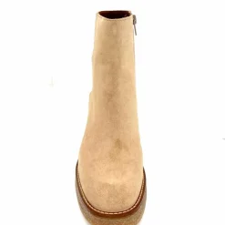 Basic|Bottines<Alpe Bottines à Talon 2626 Baby Daim Corda Crème