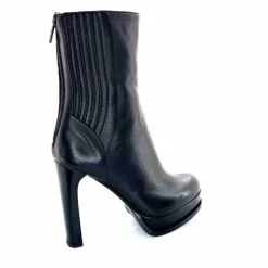 Bottines<chantal Bottines à Talon 2145 Cuir Noir