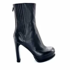 Bottines<chantal Bottines à Talon 2145 Cuir Noir