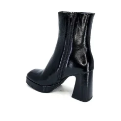 Féminin|Elégant<chantal Bottines à Talon 2191 Cuir Vernis Noir