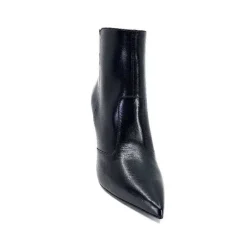 Talon|Féminin<Nero Giardini Bottines à Talon Fin Néro Giardini 1308646 De 100 Cuir Noir