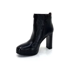 Basic|Bottines<Nero Giardini Bottines à Talon Haut Néro Giardini 1308722 De 100 Cuir Noir