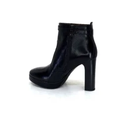 Basic|Bottines<Nero Giardini Bottines à Talon Haut Néro Giardini 1308722 De 100 Cuir Noir